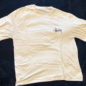 Stussy Classic White Tee with Logo
